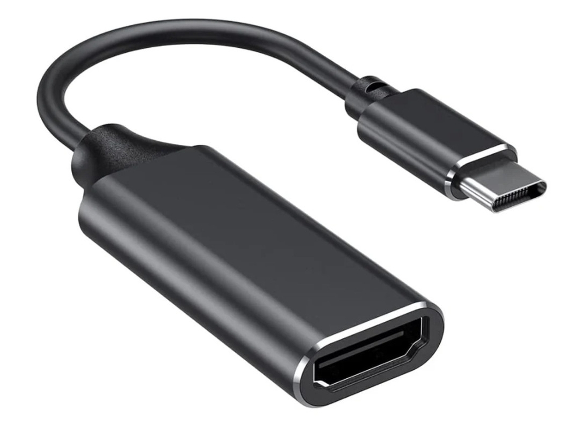 Adaptador Usb C Para Hdmi Tipo C Para Adaptador Hdmi 4k Com Saída De Áudio De Vídeo Preto Bestvite