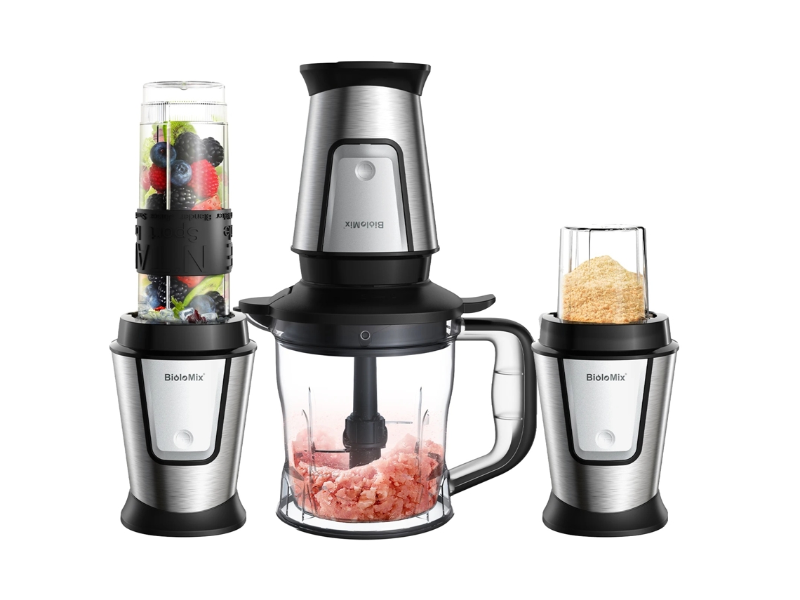 Processador De Alimentos Portátil, 700w De Potência, Liquidificador E Cortador 3 Em 1,tb23m,eu Oem