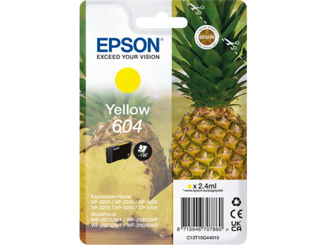Tinteiro EPSON 604 Amarelo