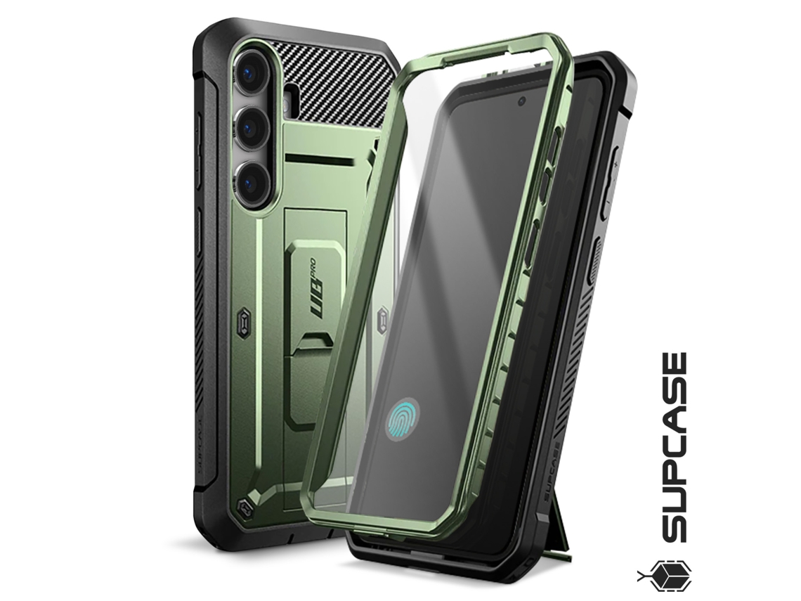 Capa para Samsung Galaxy S24 SUPCASE Acrílico Laranja .