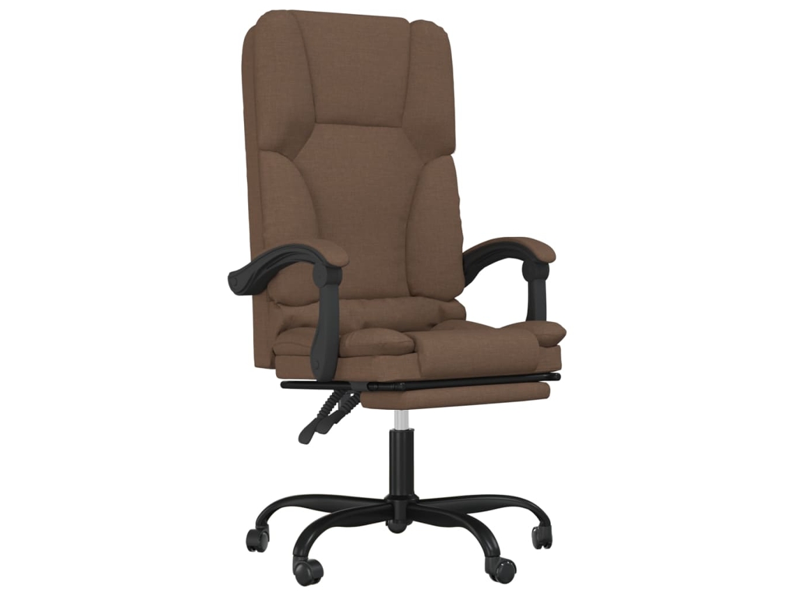 Massage Office Chair, Massage Office Chairs Vidaxl Marrom Tecido (n/a)