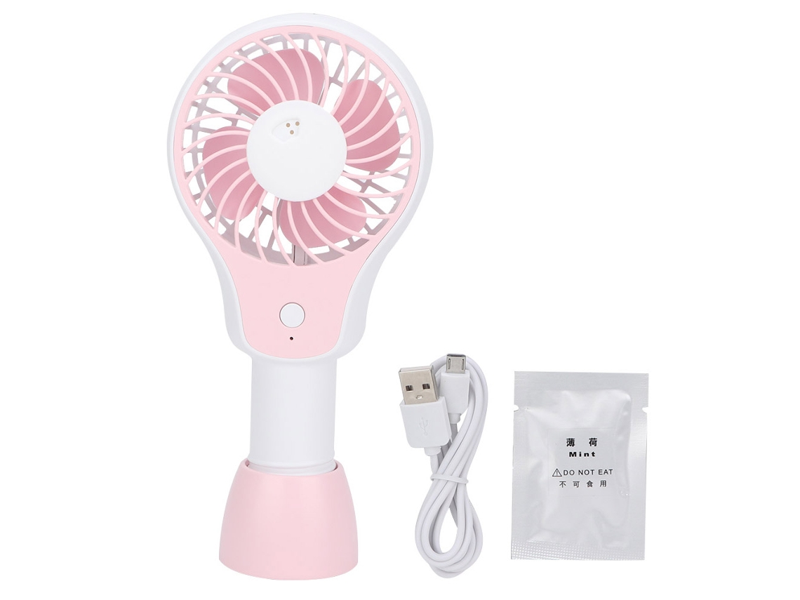 Ventilador Portátil Laxiscreed Usb Pequeno Para Mesa E Dormitório, Aromaterapia, Recarregável E Compacto
