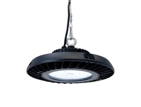Campainha Industrial Led Ufo 240w Ip65 5700 K 28800 Lm Phillips Led Driver Invertronics Alumínio Azabak
