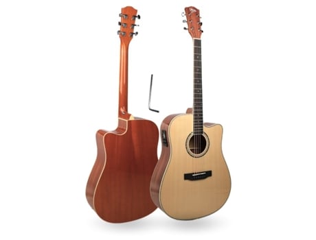 Veag1 Ce Nt Guitarra Eletroacústica 4/4 Volume V de Madeira