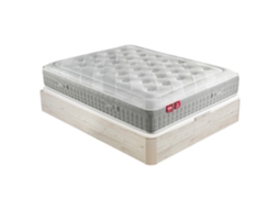 Pack PIKOLIN Sommier Glaciar + Colchão Molas Ensacas Sleep (135 x 190 - 62 Cm de Altura)