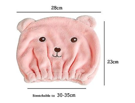 Pacote Com 2 Toalhas De Microfibra Absorventes De Água Para Cabelos, Touca Turbante Fofa Para Cabelos Secos (4-dw)