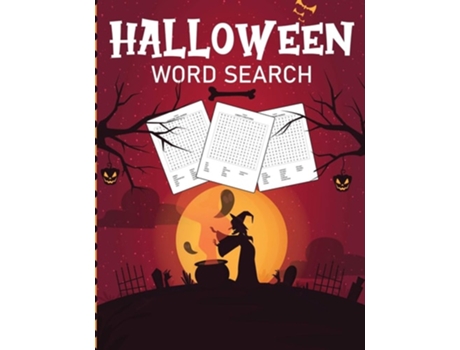Livro Halloween Word Search Puzzle Activity Book For Kids And Adults Halloween Gifts De Alice Devon (inglês)