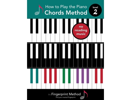 Livro How To Play The Piano Chords Method, Level 2 De Fingerprint Music (inglês)