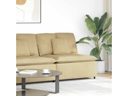 Vidaxl Módulo Central Para Sofá Modular Com Almofadas, Cinza E Verde, 100 Cm