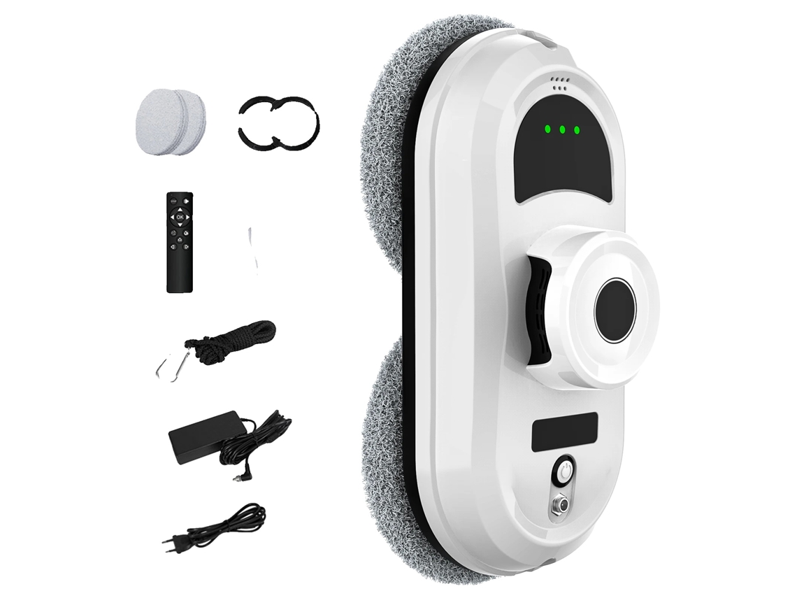 Robô Limpador De Janelas, Alta Potência De Sucção, Detecção Inteligente De Bordas, Ue