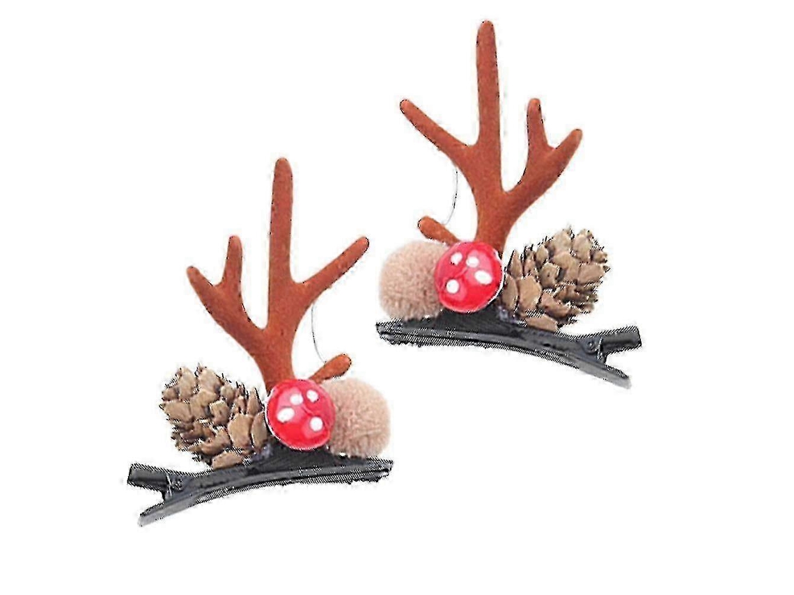 Faixa De Cabelo De Chifres De Renas De Natal Para Meninas