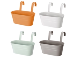 Vasos Hanging Lata Gancho Duplo Jardim Worten