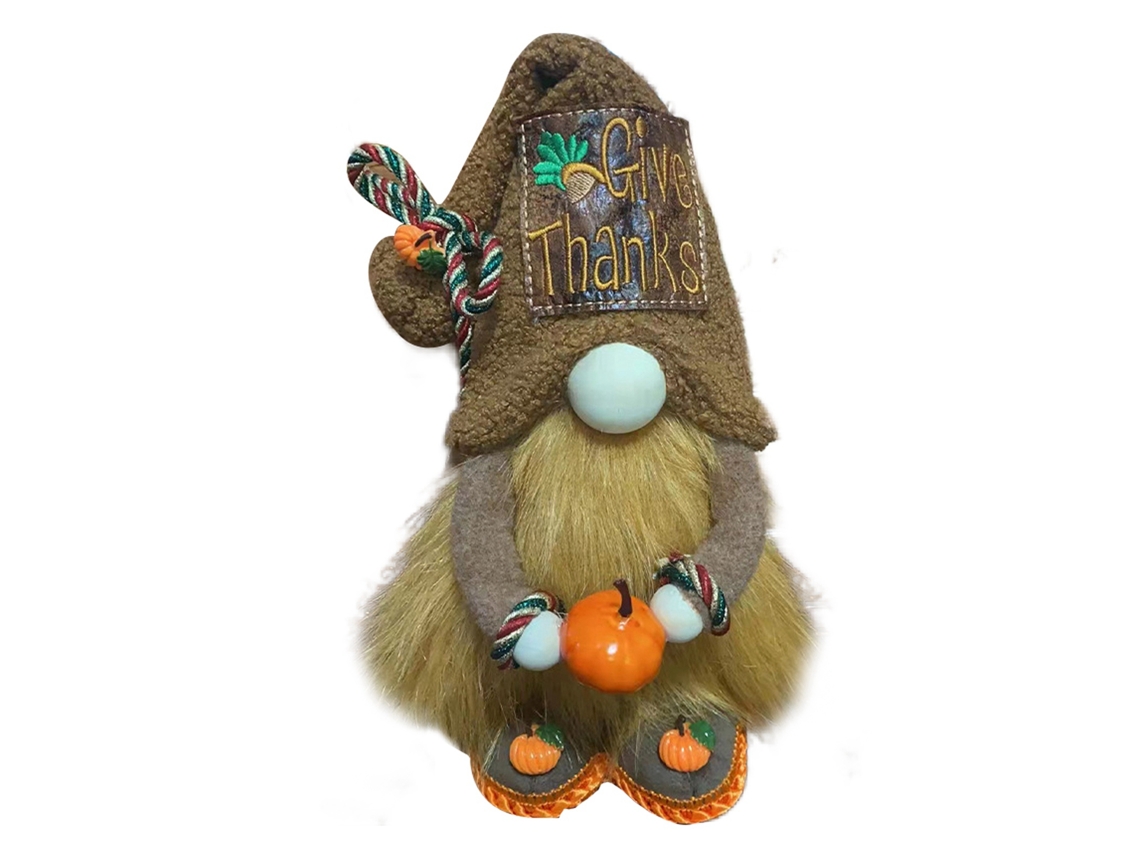 Gnomos de Pelúcia Decoração Férias Anjo Branco Fofo