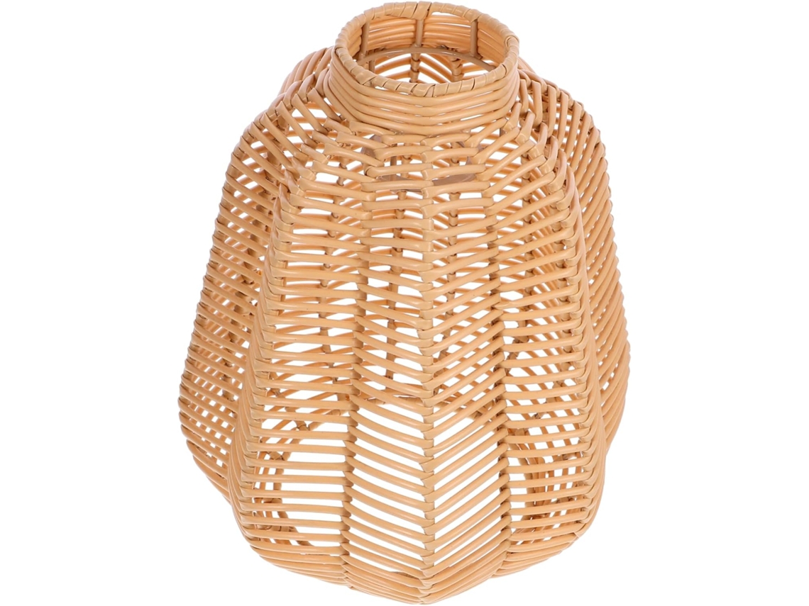 Luminária Pendente de Vime, Estilo Rústico Vintage, Ideal para Sala de Estar, Quarto e Outros Ambientes. SFUSHOS