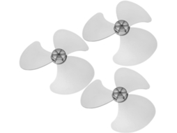Conjunto De 3 Pás De Ventilador De Reposição De 16 Polegadas | Tampa Da Porca