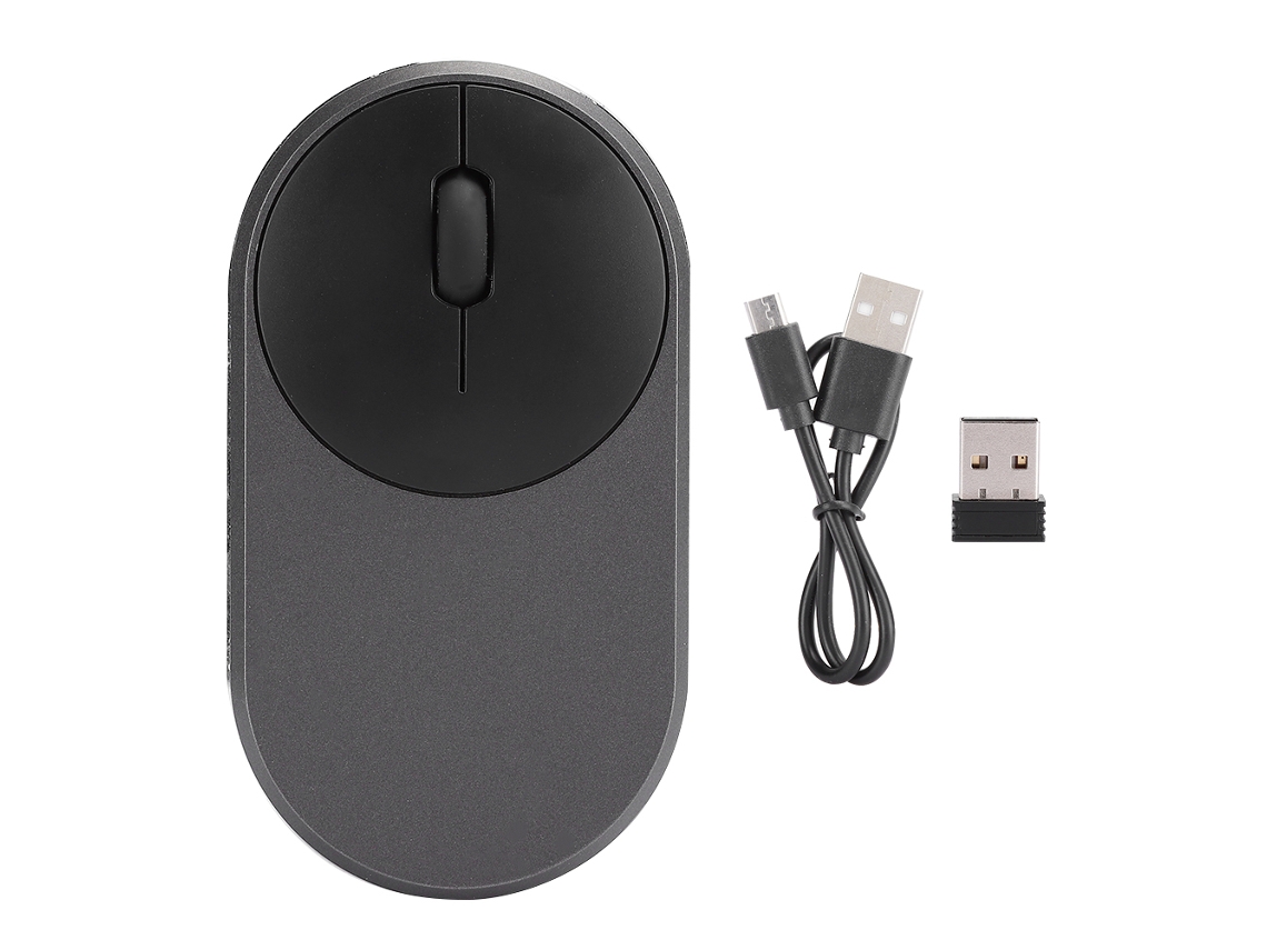 Mouse Preto Purolaxiscreed (tri mode Wireless, Mute Rechargeable)