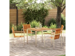 Vidaxl Conjunto De Jantar Para Jardim 5 Pcs