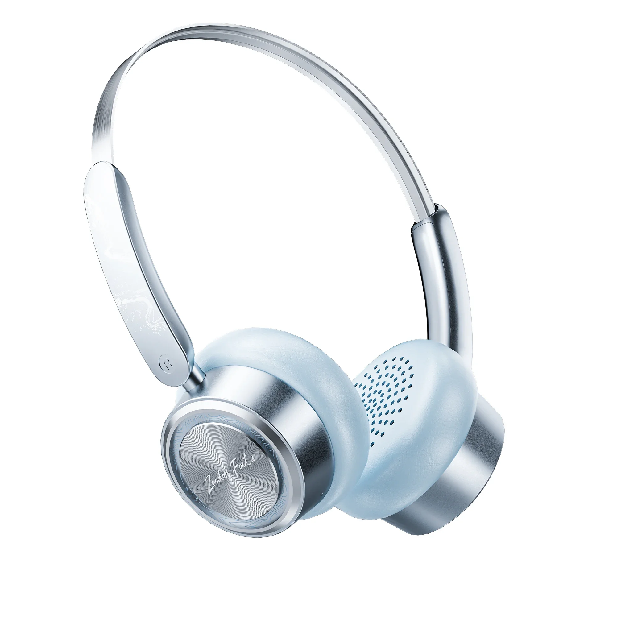 Fones de Ouvido Sem Fio , Ultrafinos e Leves, Confortáveis, com Design Supra auricular Bluetooth. MDUG (azuis)
