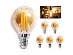 Lâmpada Led Filamento E14 4w, Pacote de 5 | S/MARCA