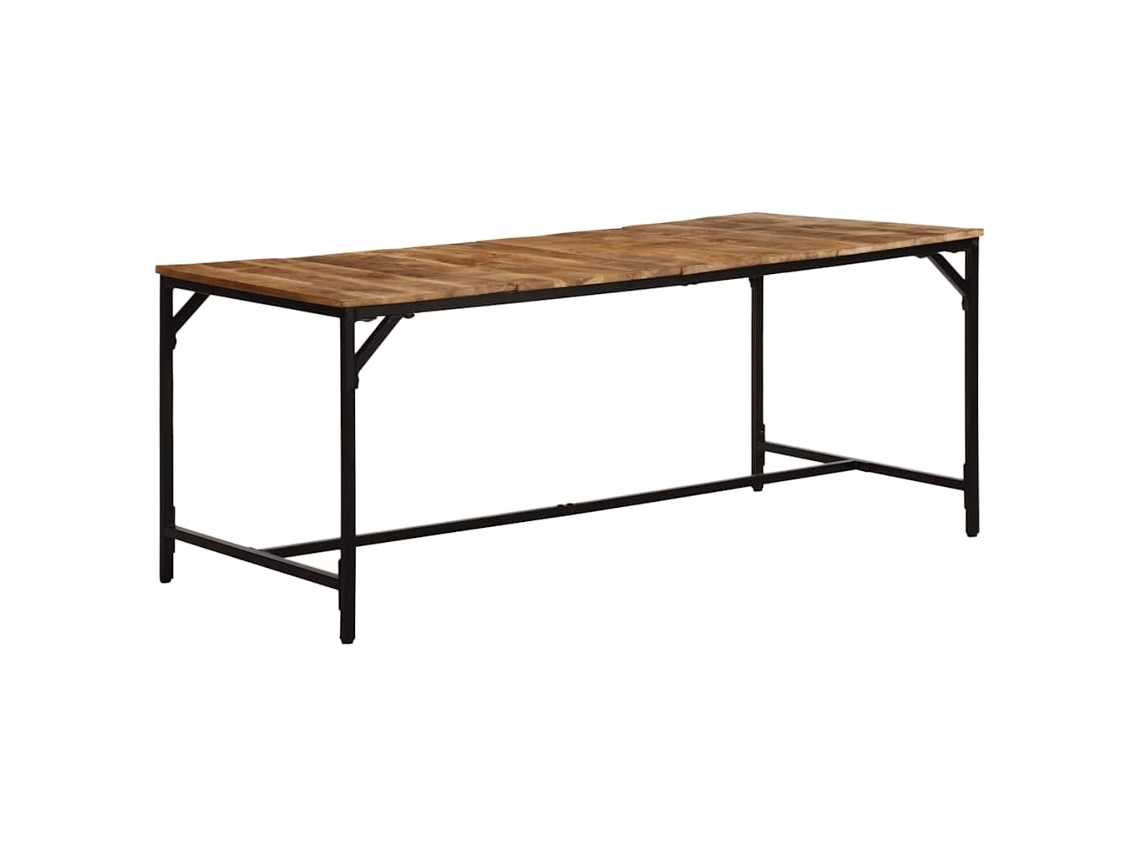 Vidaxl Mesa De Jantar 180x90x75 Cm Madeira De Mangueira Maciça