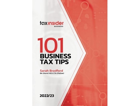Livro 101 Business Tax Tips 2022/23 de Sarah Bradford (Inglês)
