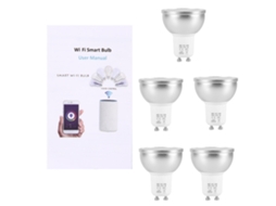 Lâmpada Led Wifi Inteligente Laxiscreed Rgb Dimmable Com Controle Por Voz E Compatibilidade Wifi