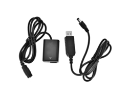 Adaptador De Batería Falsa Np-fw50 Usb Full Decode Com Cabo Para Sony A6300 A5000 Nex-5n