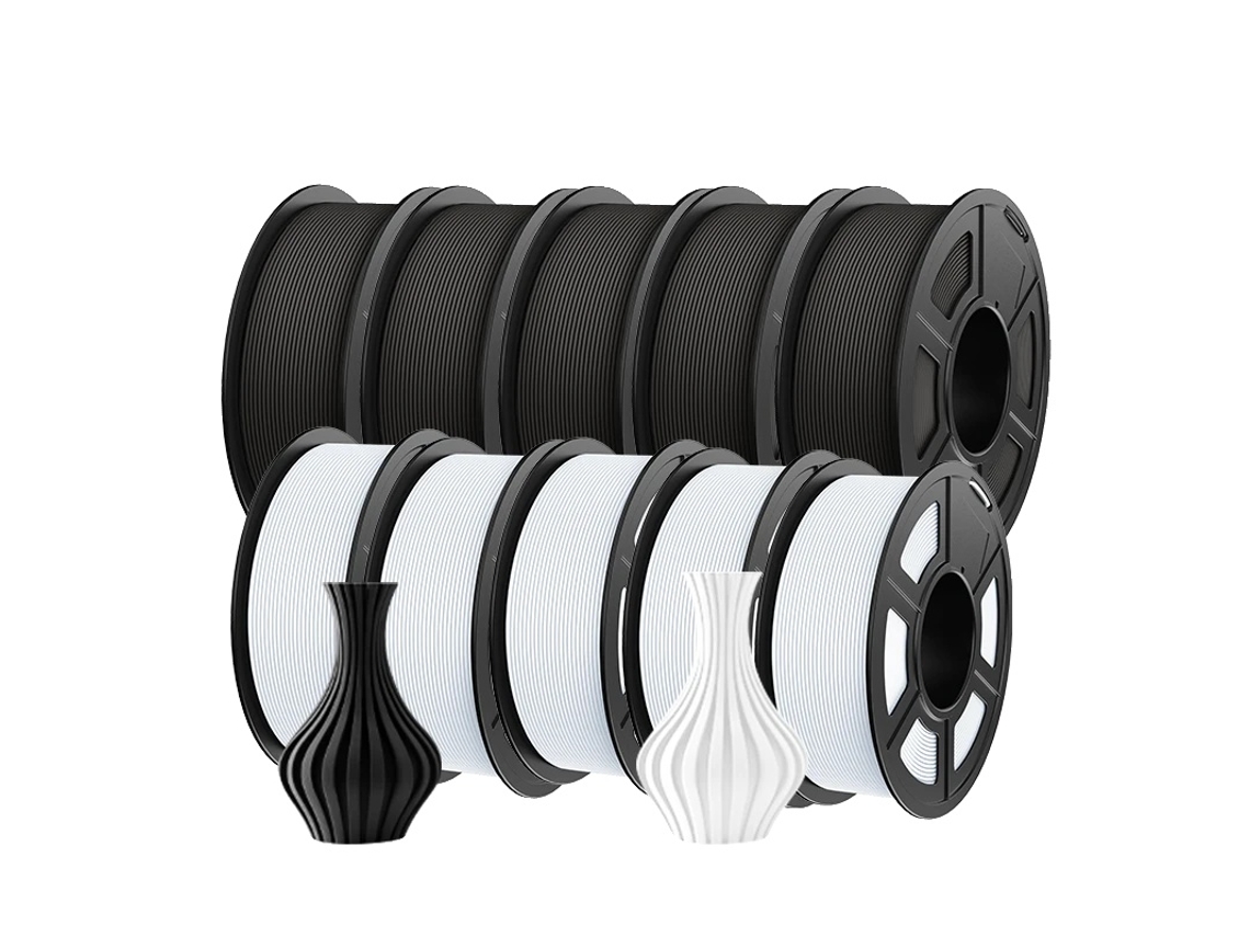 Filamento Para Impressora 3d, Alta Velocidade, Durã¡vel E Resistente, Hsmpetg 5bk 5wt Oem