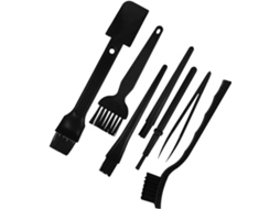Kit De Limpeza Antiestática Para Teclado Toddmomy Com 7 Peças, Escovas De Nylon E Design Leve Para Computador Laptop, Na