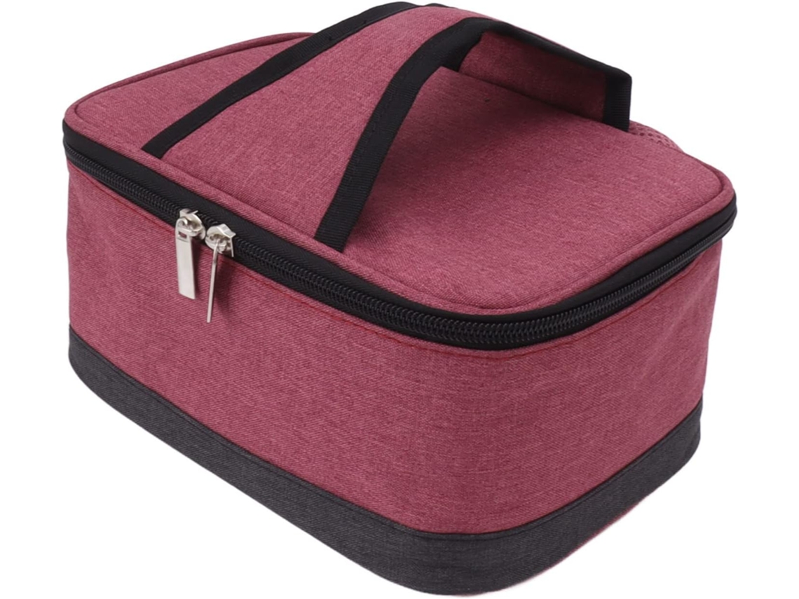 Bolsa Térmica De Pvc Com Aquecimento Usb E Forro De Lã, Prática Lancheira