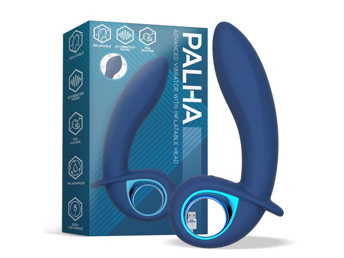 Vibrador Alpha Advanced Com Função De Inflação E Vibração Silicone Usb INTOYOU