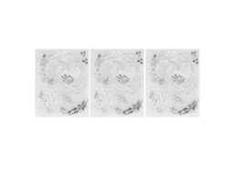 3 Peças De Selos Transparentes Tpr Para Diy, Selos Decorativos Para Cartões, Convites E Diários