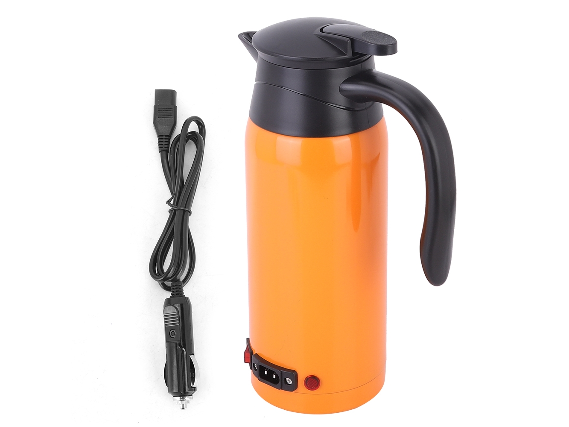 Chaleira Elétrica Portátil Laxiscreed 12v/24v Para Veículos Com Aquecimento Rápido E Isolamento Térmico