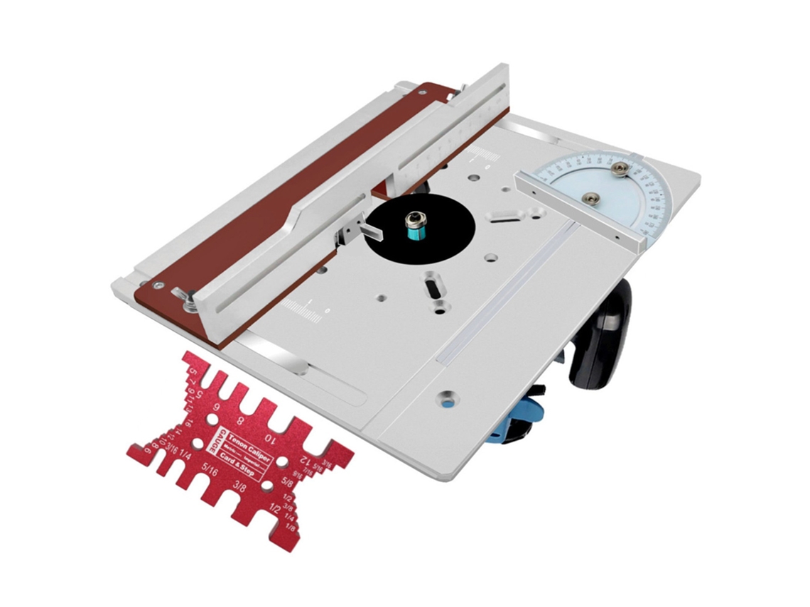 Laxiscreed Kit De Placas De Inserção Em Alumínio Para Routers Para Gravação Em Madeira