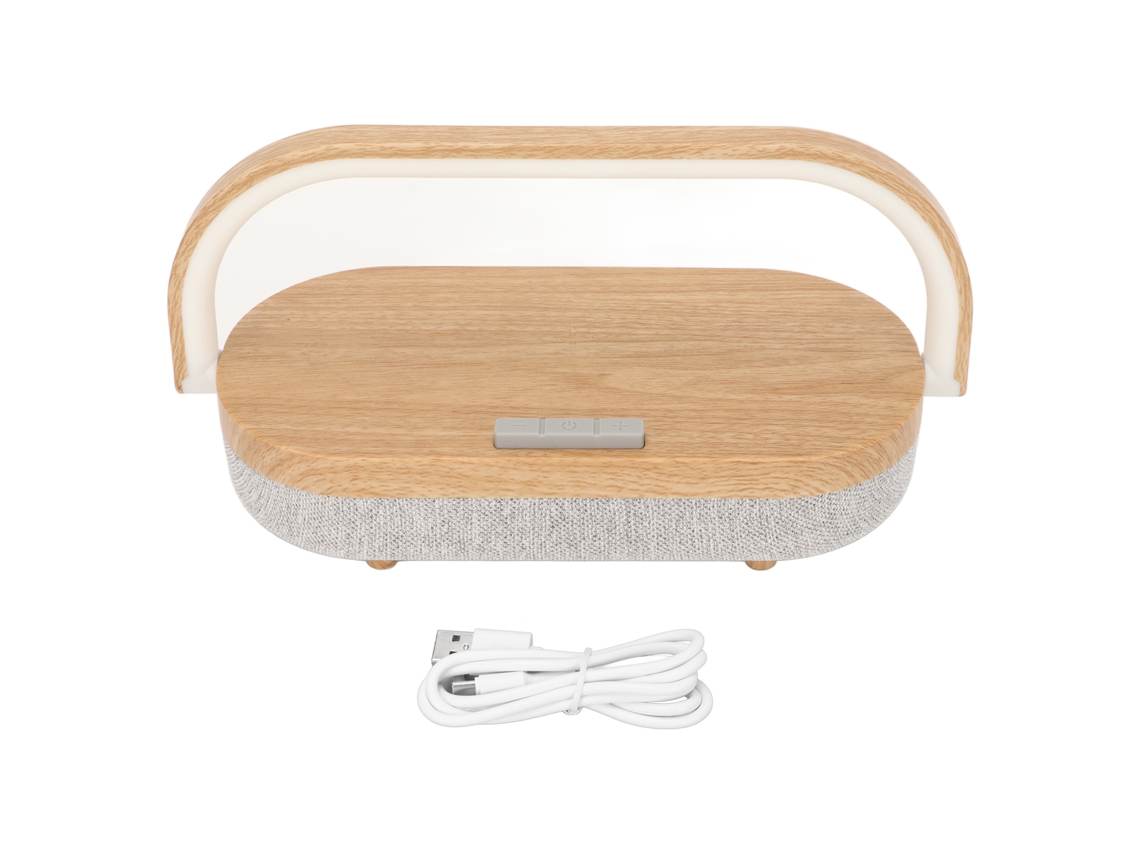 Lâmpada Led Touch com Speaker e Carregamento Sem Fio LAXISCREED