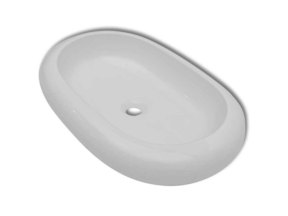 Ceramic Basin, Ceramic Basins Vidaxl Branco Cerâmica (n/a)