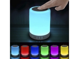 Abajur De Cabeceira Touch - Com Alto-falante Bluetooth, Cor Noturna Regulável SUNNY SPACES