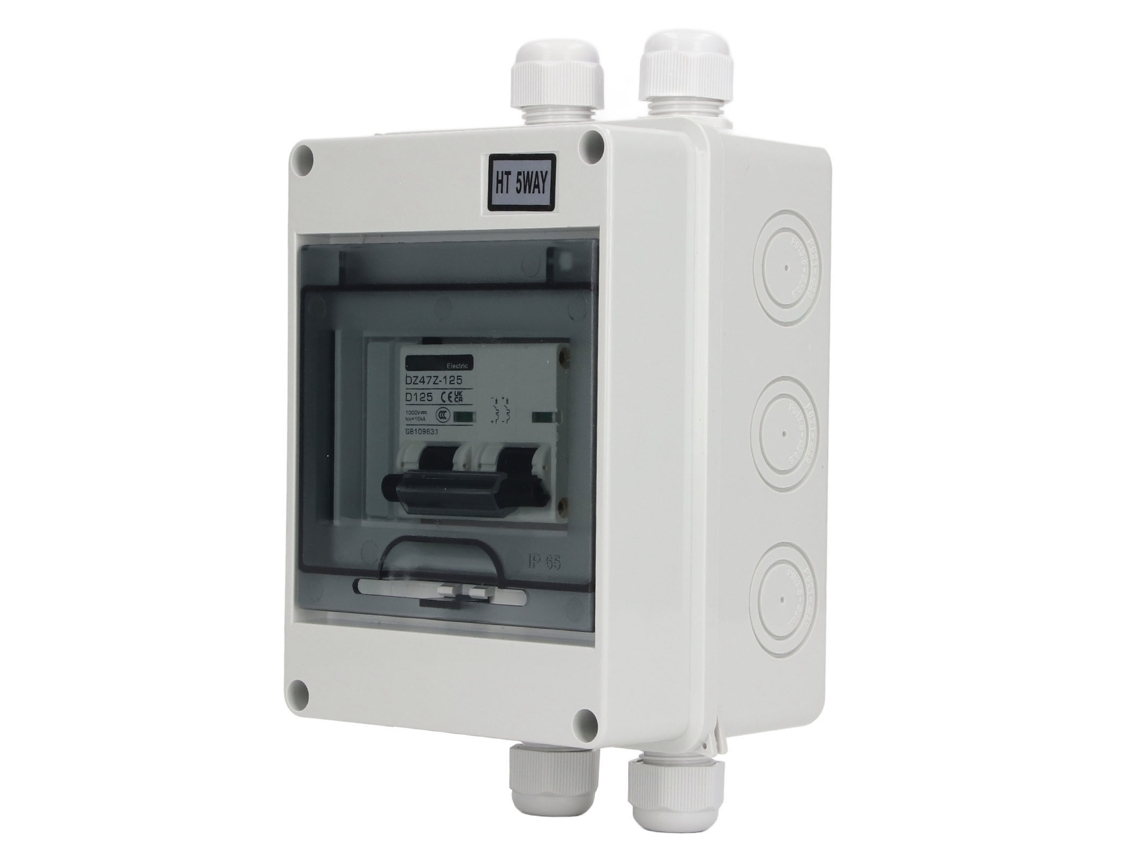 Laxiscreed Disjuntor Miniature Dc 2p Ip65 À Prova De Água Para Proteção Elétrica