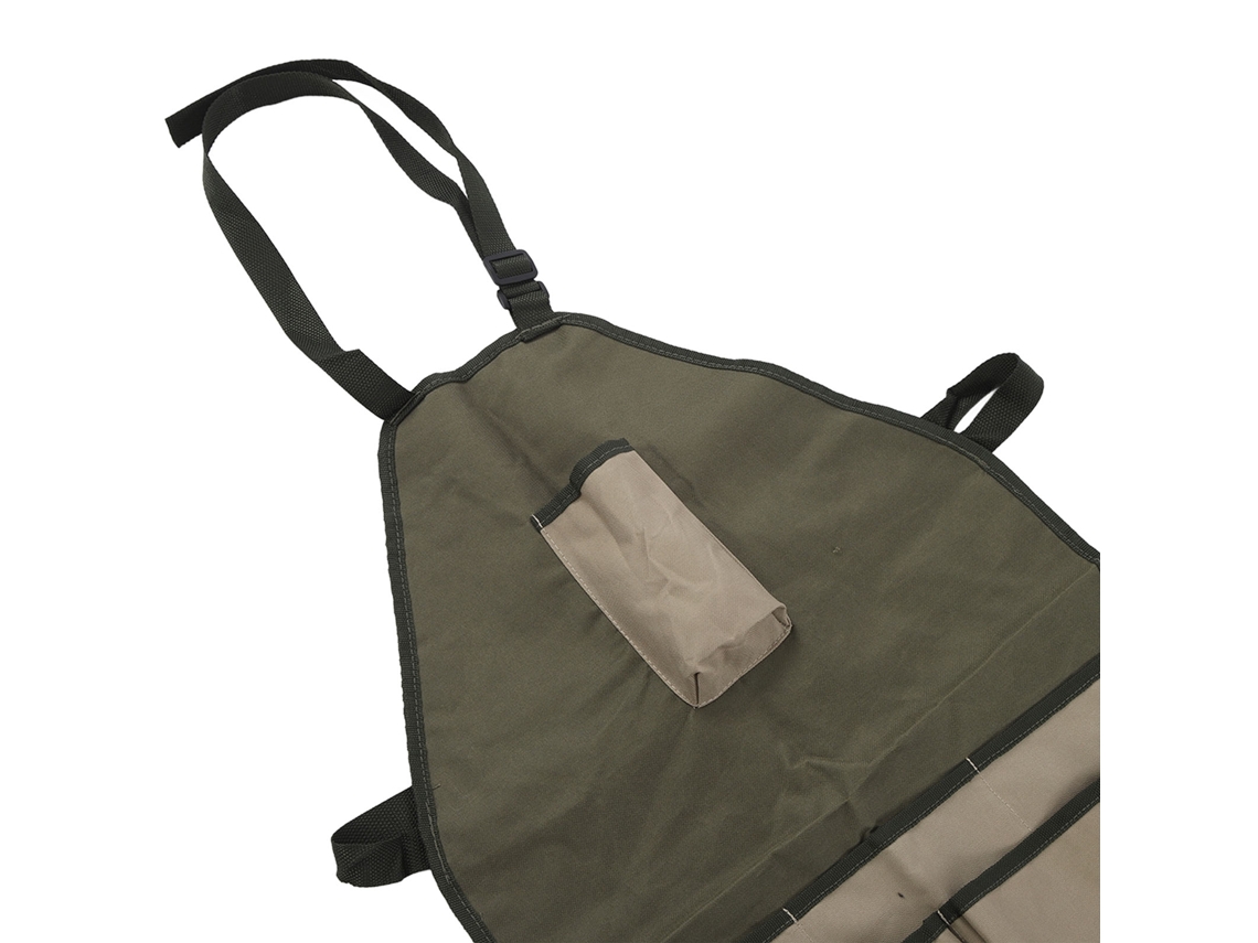 Primerox avental de Jardim com Bolsos Oxford Cloth Ajustável para Colheita e Proteção de Pernas
