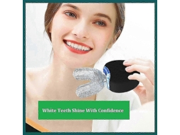 Escova De Dentes Elétrica Ultrassônica Automática Em Formato De U Para Limpeza Completa De 360° E Clareamento Dental.