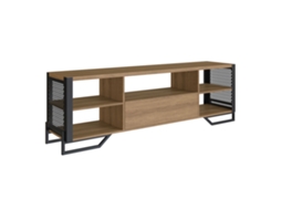 Mesa de Televisão com 1 Gaveta Estilo Industrial 57X183X40 Cm VENPRODIN