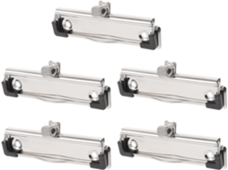 Conjunto De 5 Prendedores Metal Para Prancheta Ibasenice, Mecanismo Robusto E Design Minimalista Para Escritório Casa