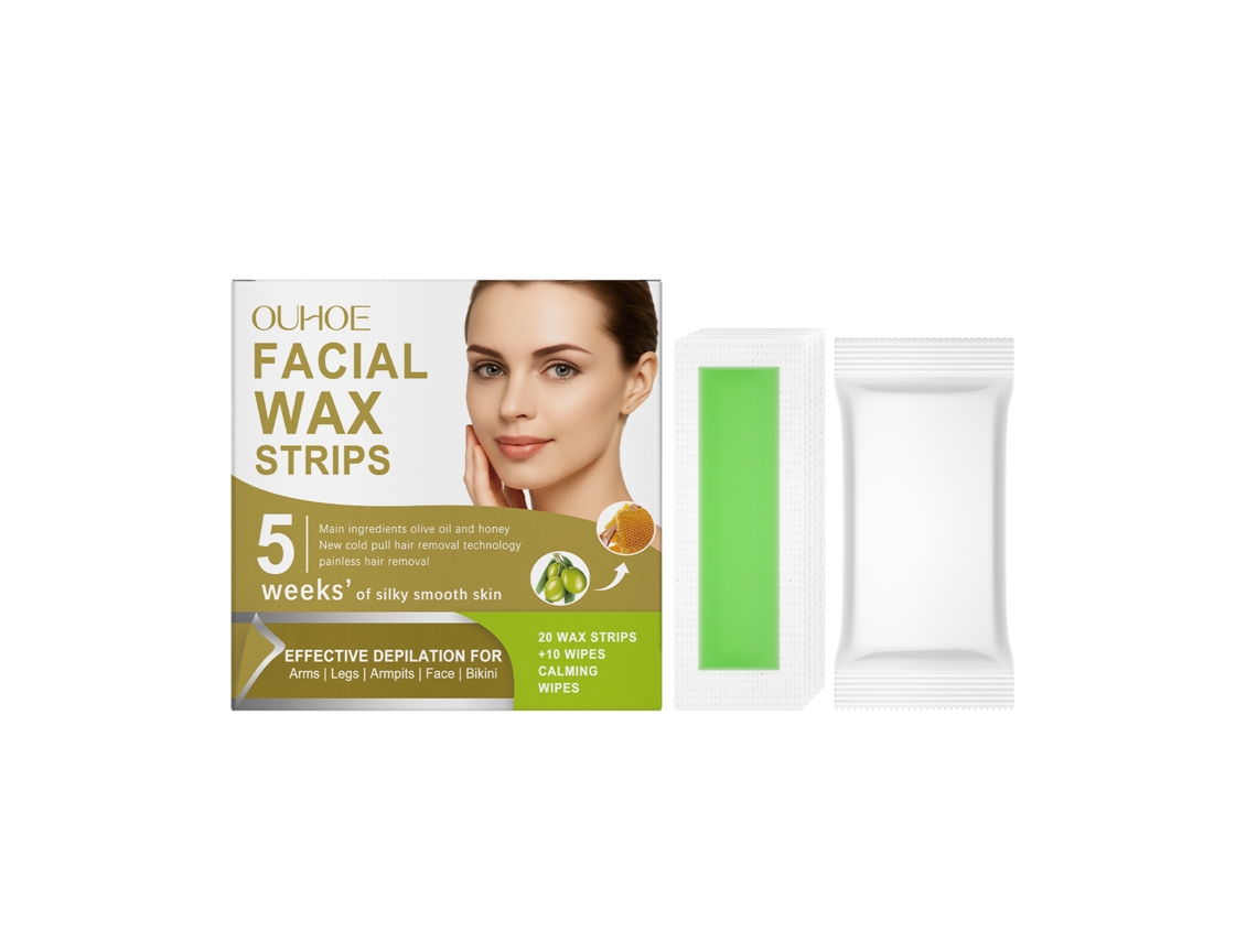 Cera Facial para Remoção Suave de Pelo