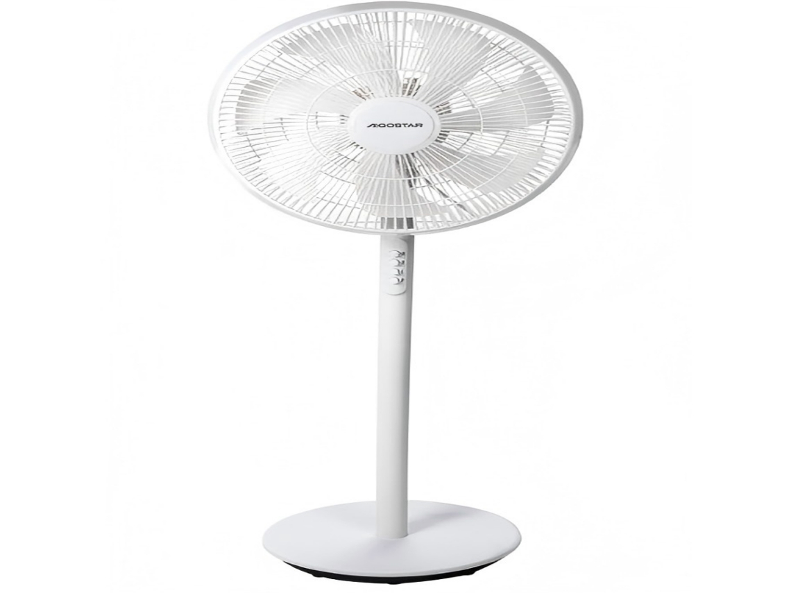 Ventilador de Pé Aigostar 16 Polegadas 7 Pás, 3 Velocidades, Silencioso, Oscilante, para Casa, Quarto e Escritório, Branco SINI TECH STORE