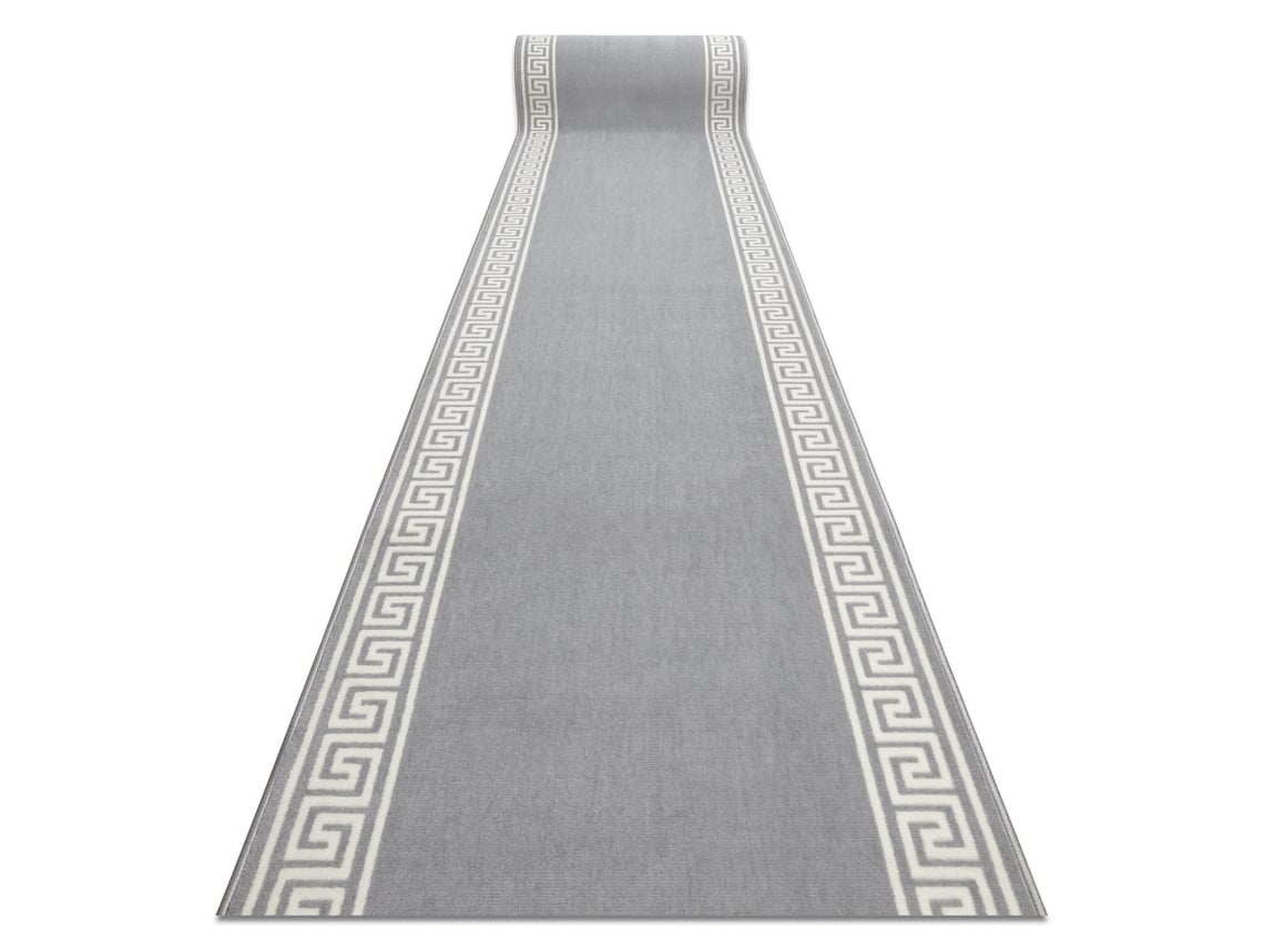 Passadeira Bcf Morad Grek Grego Cinzento 90 cm