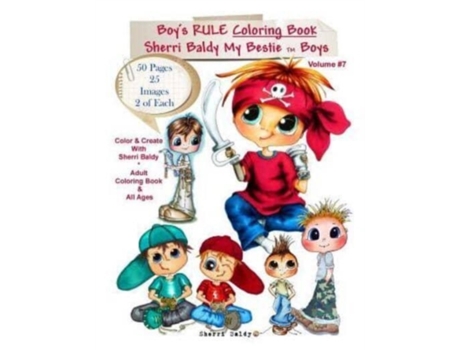 Livro Sherri Baldy My-Besties Boys Rule Coloring Book: Now Sherri Baldy's Bestie Boys are available as a coloring book! Sherri Ann Baldy (Inglês)