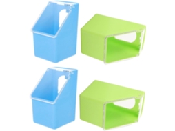 Alimentador Suspenso para Pombos Inoomp, Kit de 4 Peças. Material: Fácil de Limpar, Ao Desgaste e À Prova de Respingos. CHABERLU