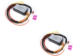 Kit Com 2-controladores De Led Para Iluminação Automotiva Gatuida 5a 18v Função Dimerização E Atraso, Fácil Instalação
