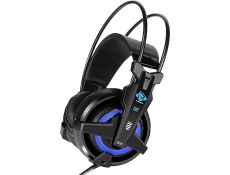 Auscultadores Gaming com Fio E-BLUE Auroza FPS EHS950 (Over Ear - PC - Preto)