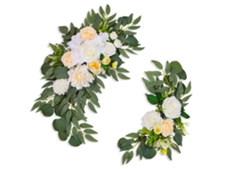 Arco De Casamento Decoração De Sinal Com Flores Artificiais